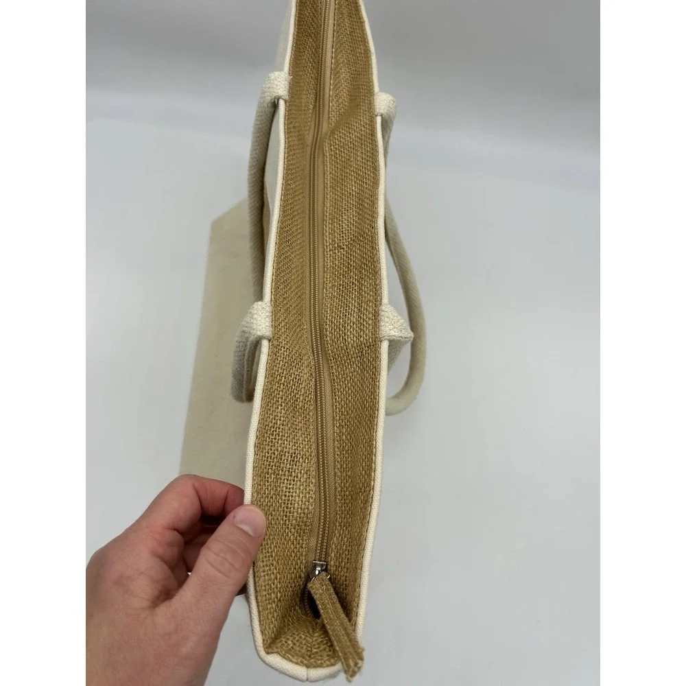 Disney Cruise Line Castaway Club Canvas Burlap‎ Beach Tote Bag weekender